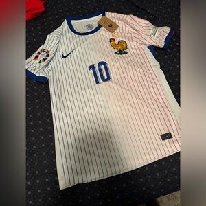 Kylian mbappe france euro 2024 soccer brand new jersey psg real madrid nike